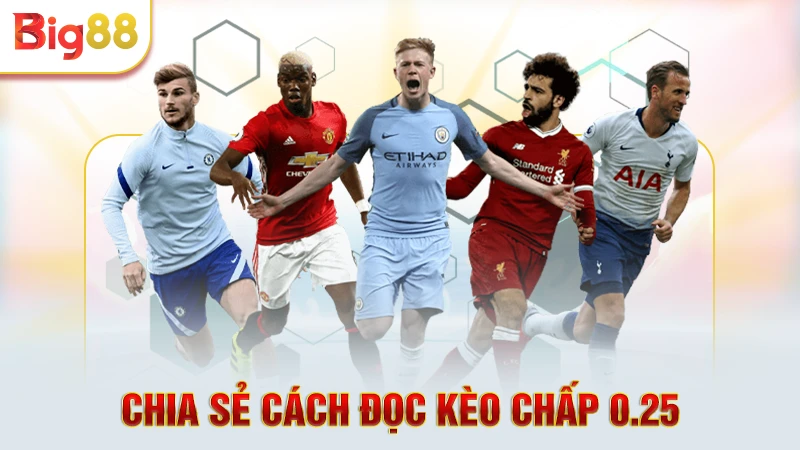 Chia sẻ cách đọc kèo chấp 0.25