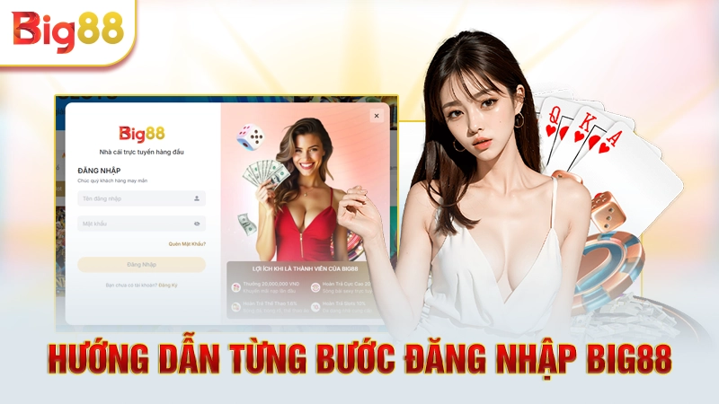 Hướng dẫn từng bước đăng nhập Big88 