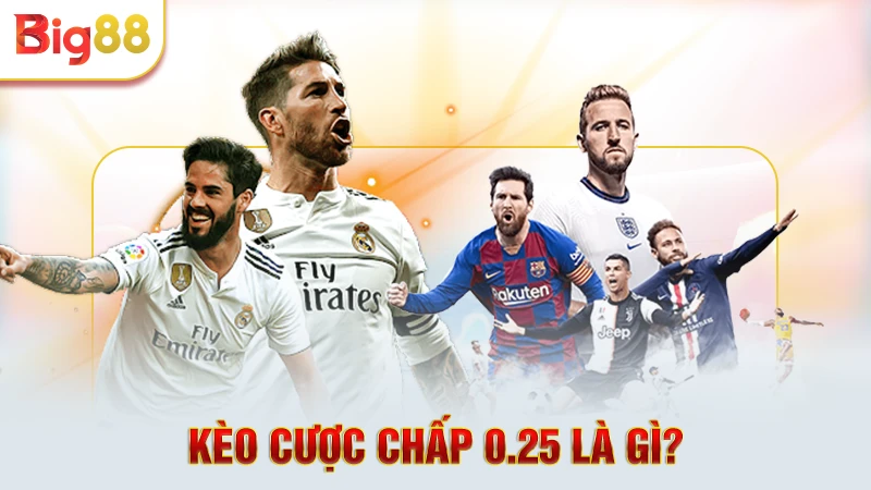 Kèo cược chấp 0.25 là gì? 