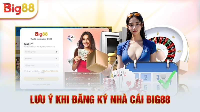 Lưu ý khi đăng ký nhà cái Big88